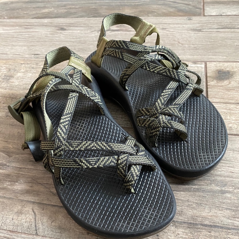 Olive green chacos